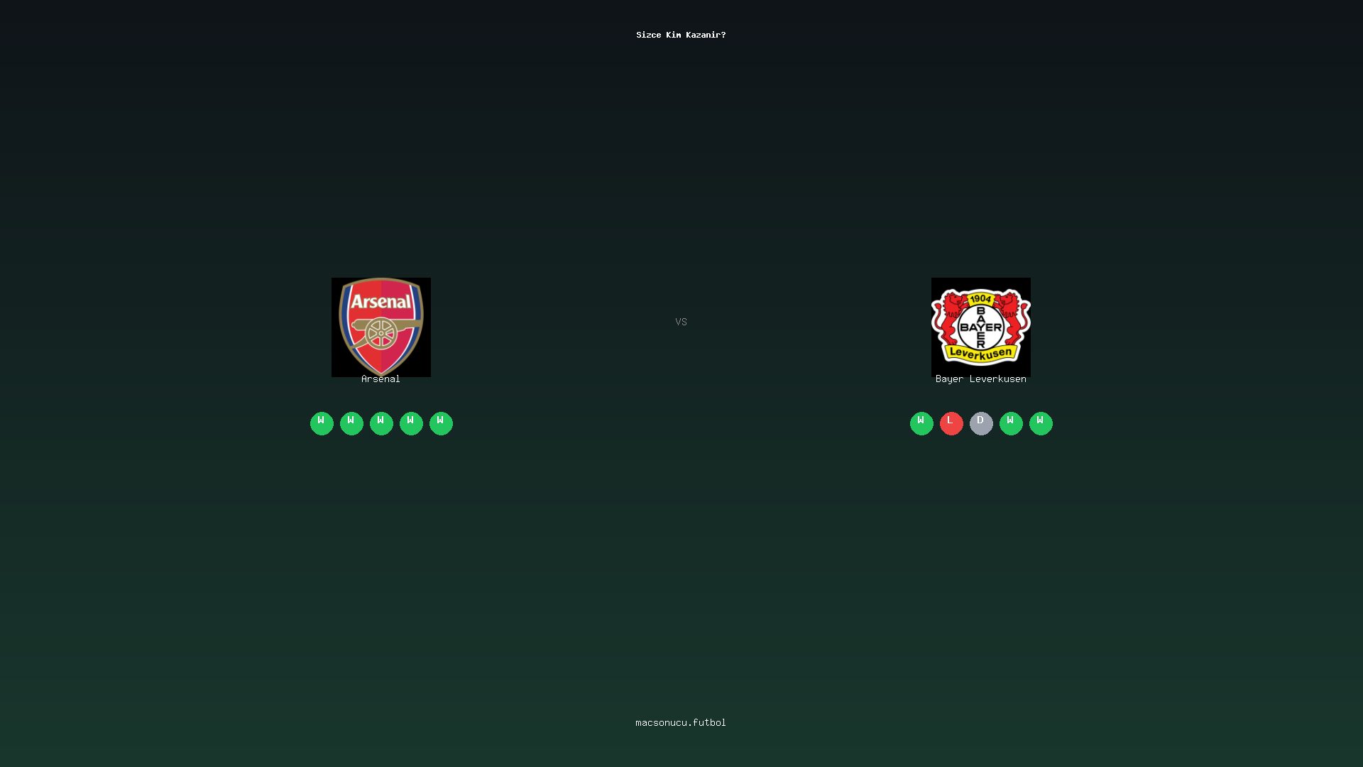 Arsenal - Bayer Leverkusen maç görseli