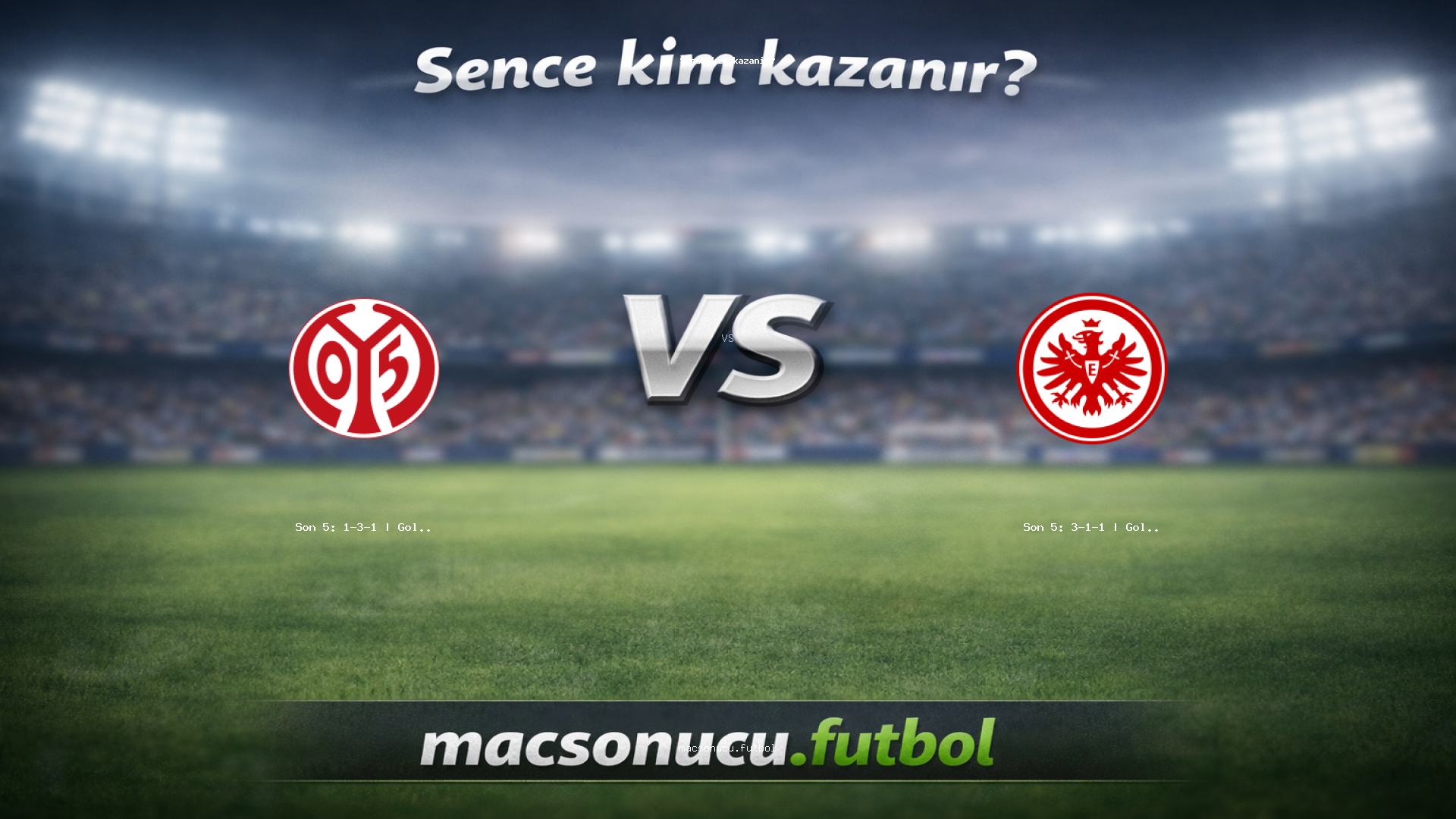 FSV Mainz 05 - Eintracht Frankfurt maç görseli