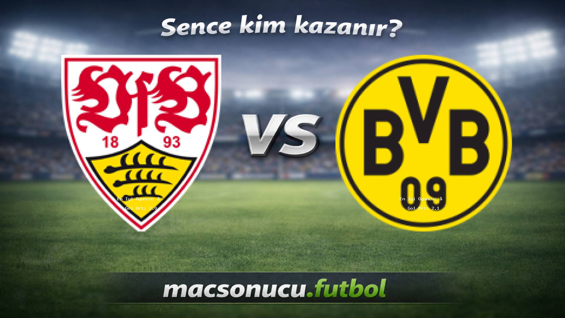 VfB Stuttgart - Borussia Dortmund maç görseli