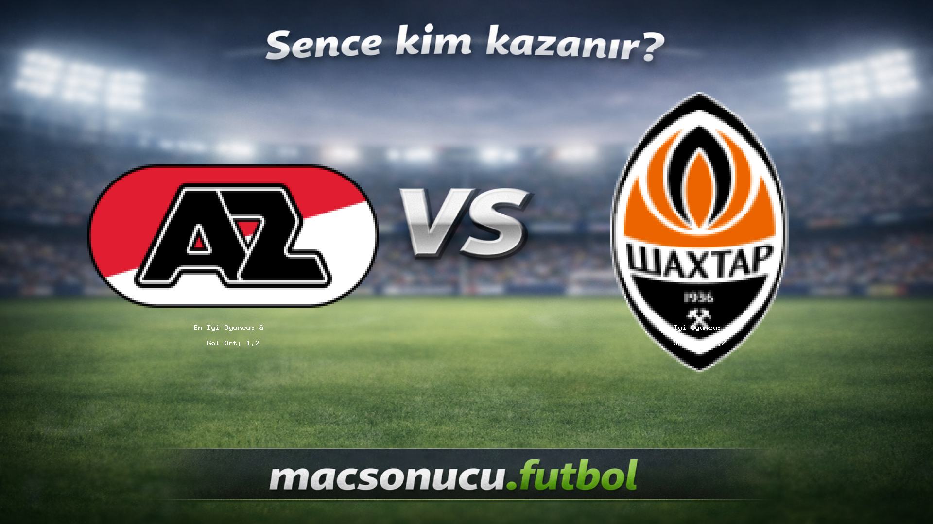 AZ Alkmaar - Shakhtar Donetsk maç görseli
