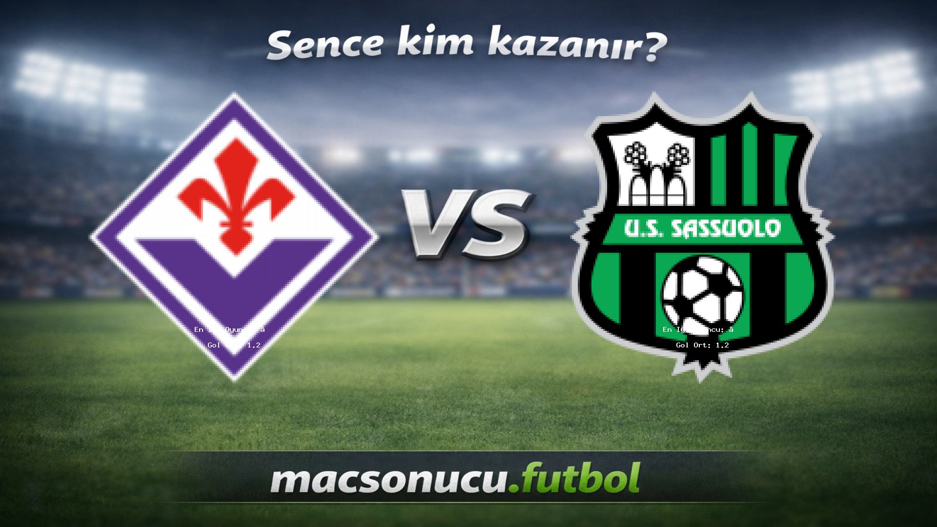 Fiorentina - Sassuolo maç görseli